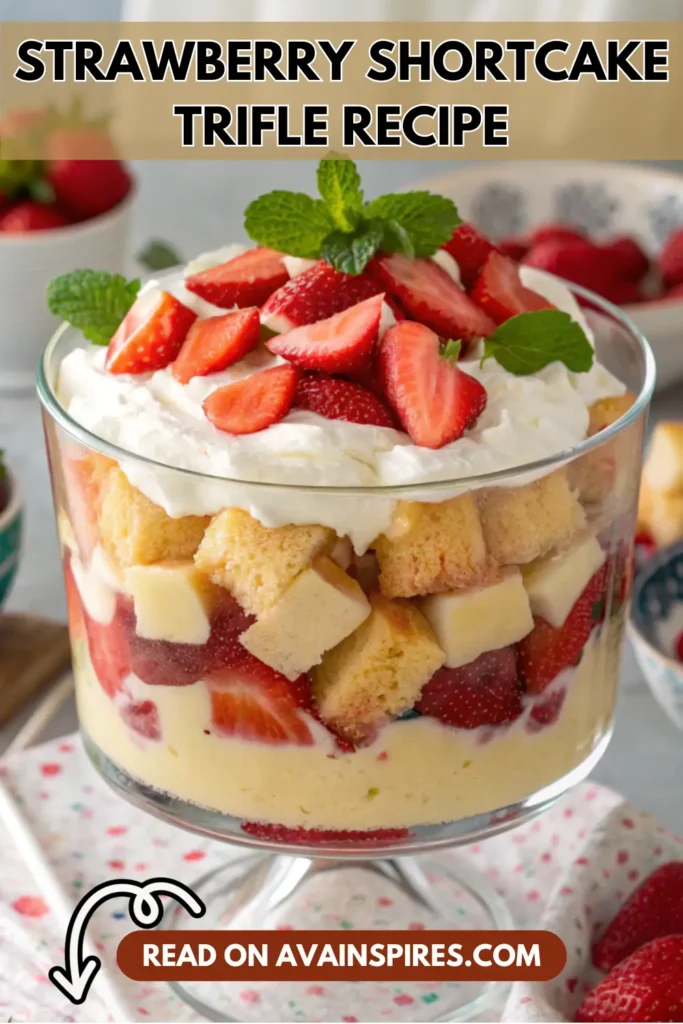 Strawberry Shortcake Trifle Recipe (1)