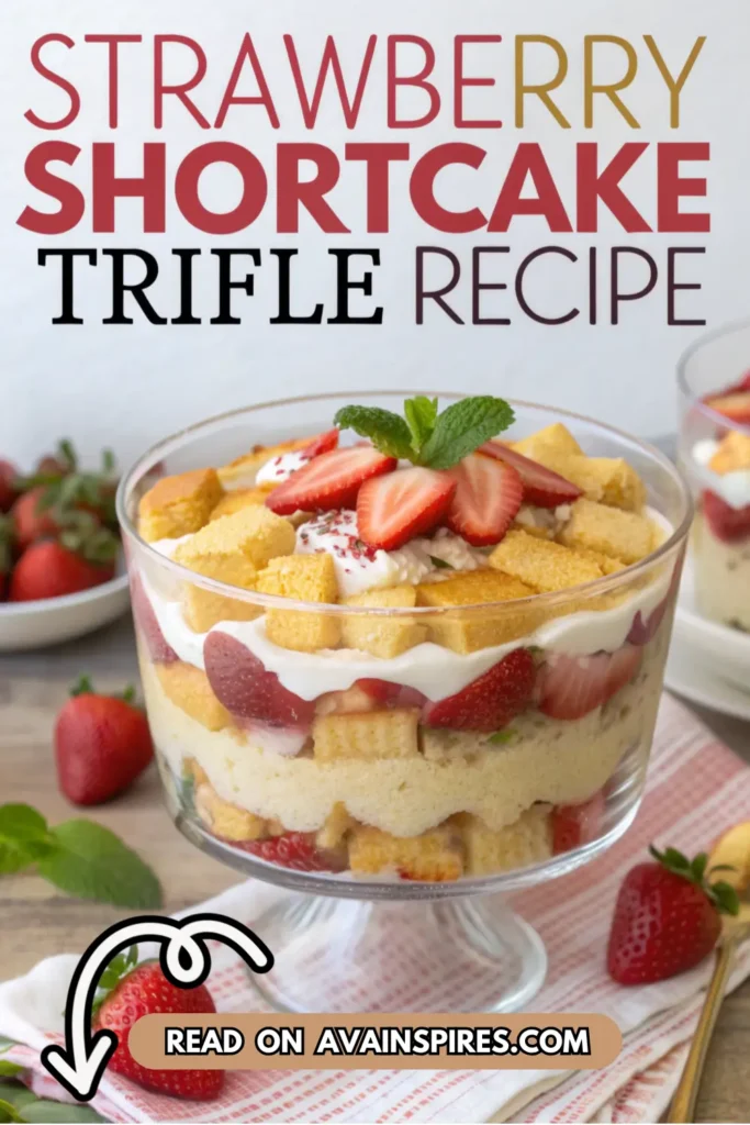 Strawberry Shortcake Trifle Recipe (2)