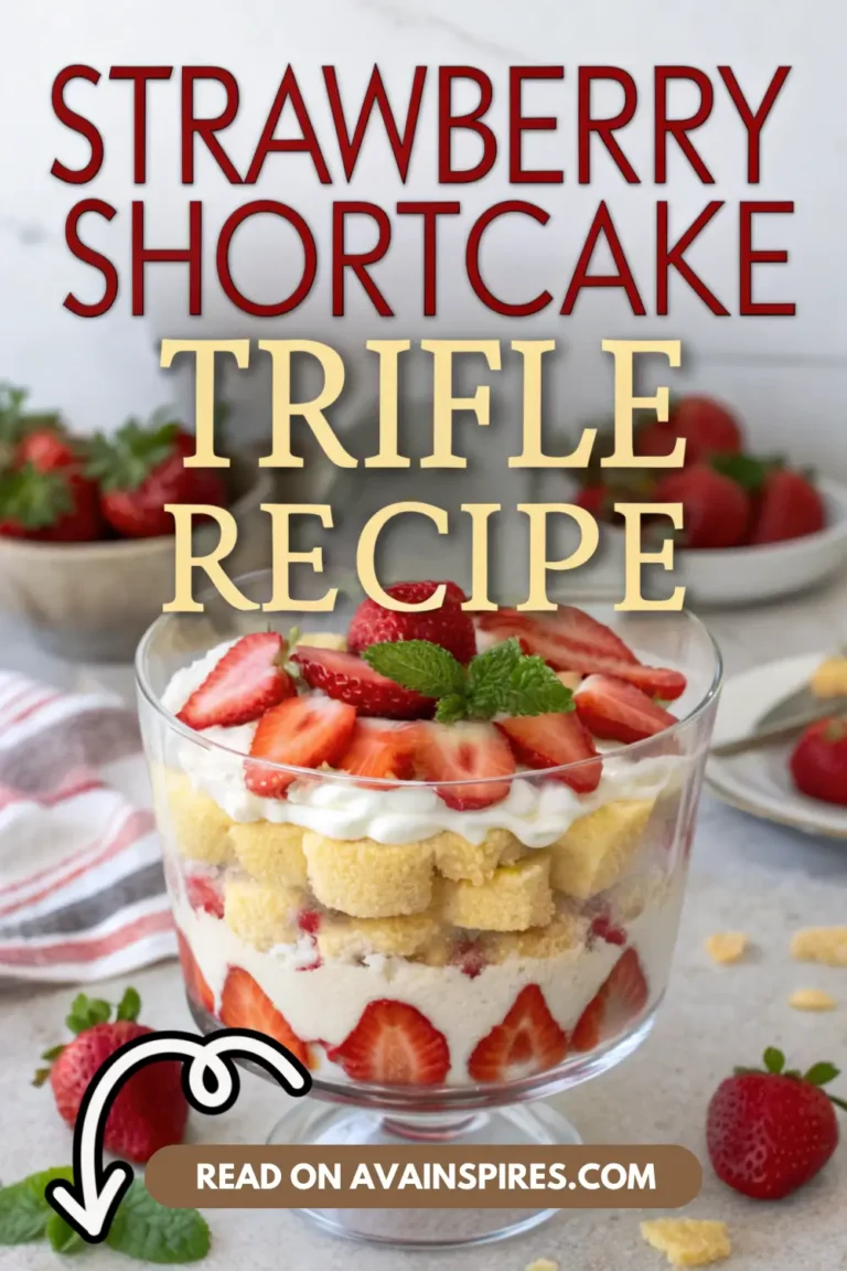 Strawberry Shortcake Trifle: A Perfect Layered Dessert