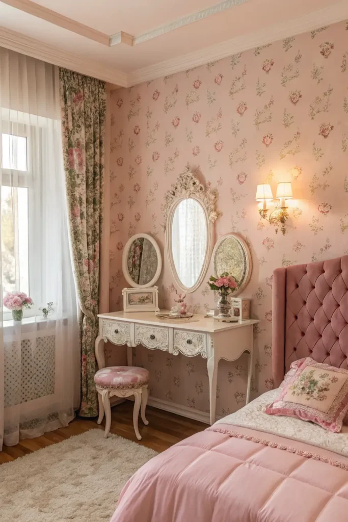 Vintage Princess Aesthetic Bedroom (1)