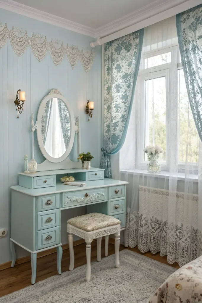 Vintage Princess Aesthetic Bedroom (10)