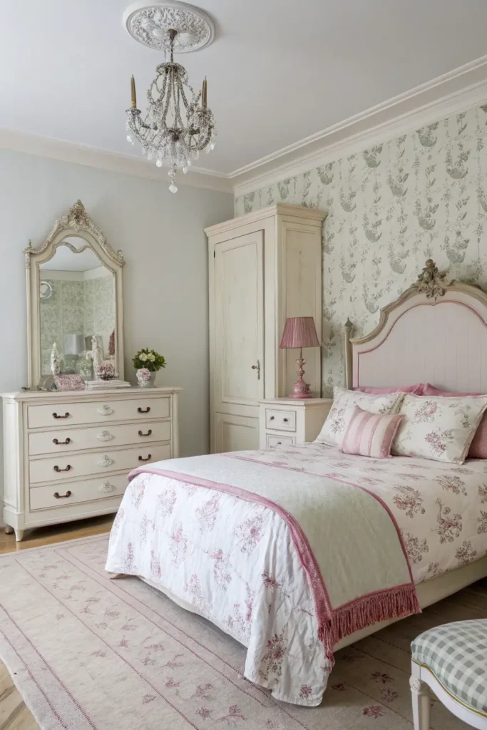 Vintage Princess Aesthetic Bedroom (11)