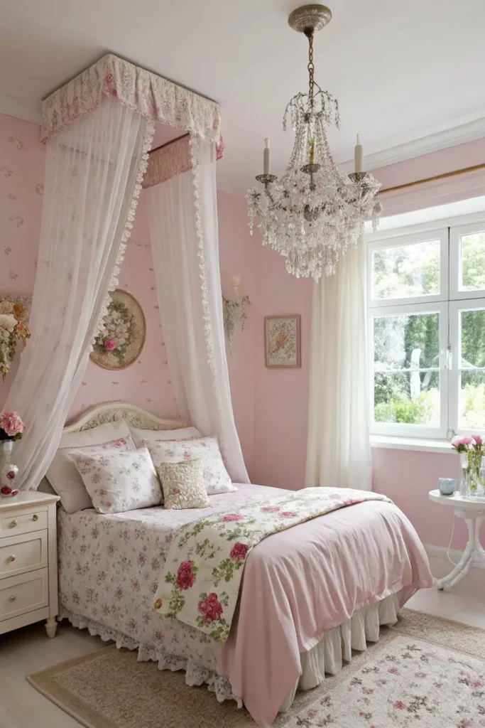 Vintage Princess Aesthetic Bedroom (13)