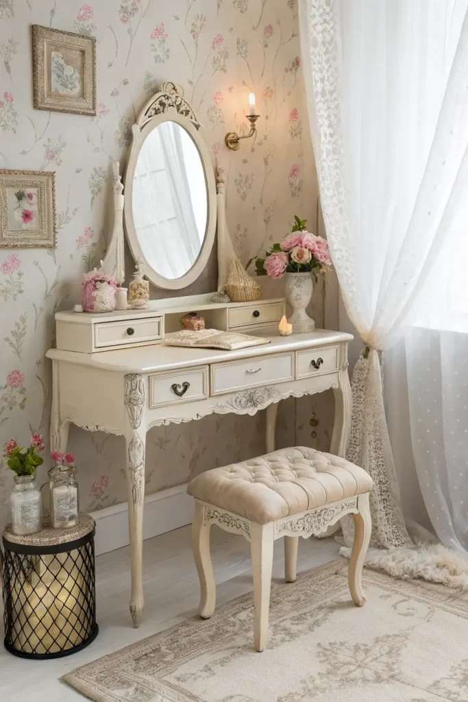 Vintage Princess Aesthetic Bedroom (14)