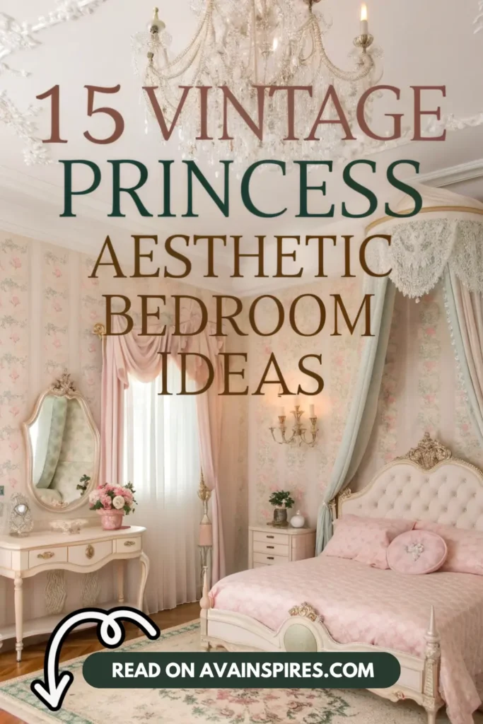 Vintage Princess Aesthetic Bedroom Ideas