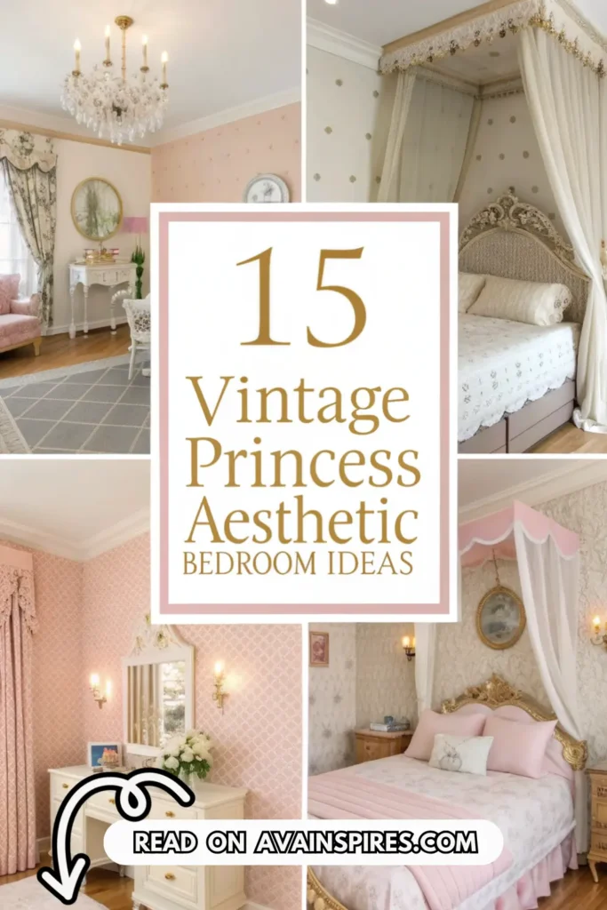 Vintage Princess Aesthetic Bedroom Ideas