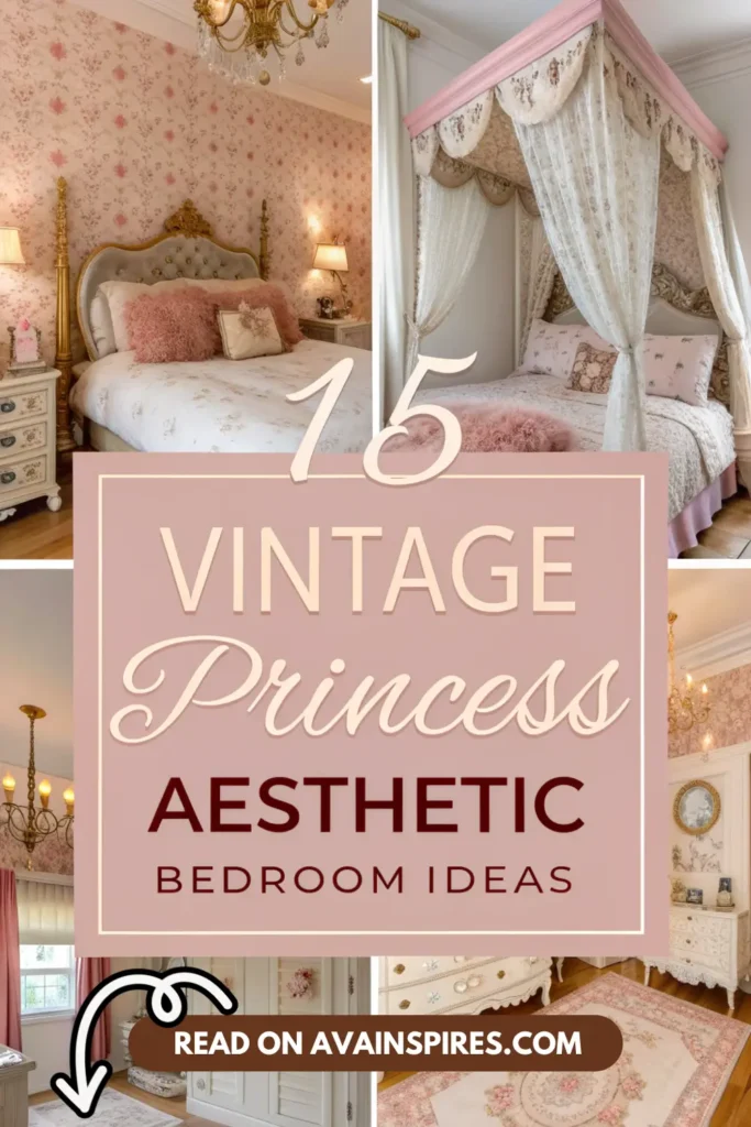 Vintage Princess Aesthetic Bedroom