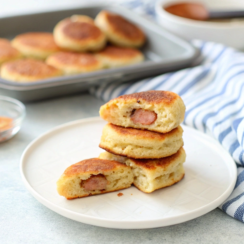 sausage pancake bites recipe