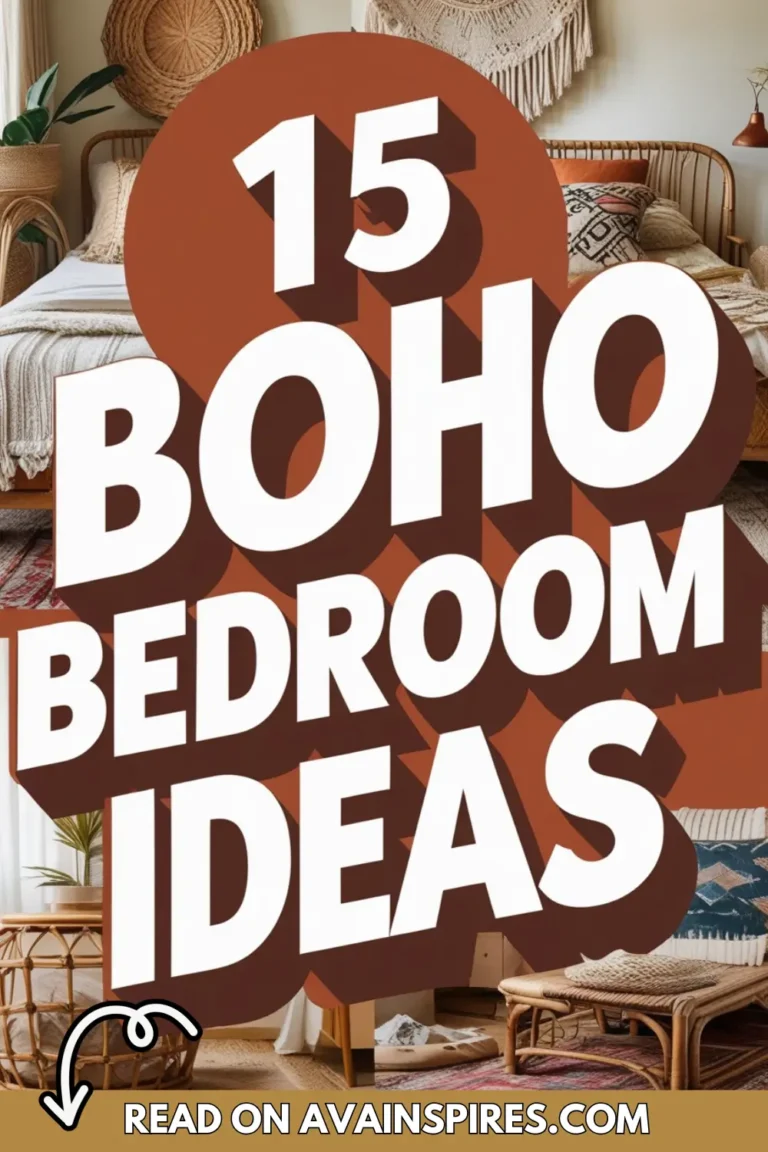 15 Jaw-Dropping Boho Bedroom Ideas You’ll Want to Try Today!