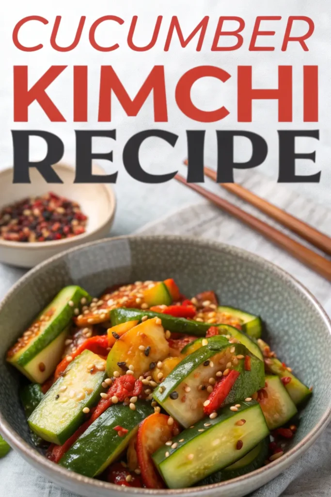 Cucumber Kimchi Recipe