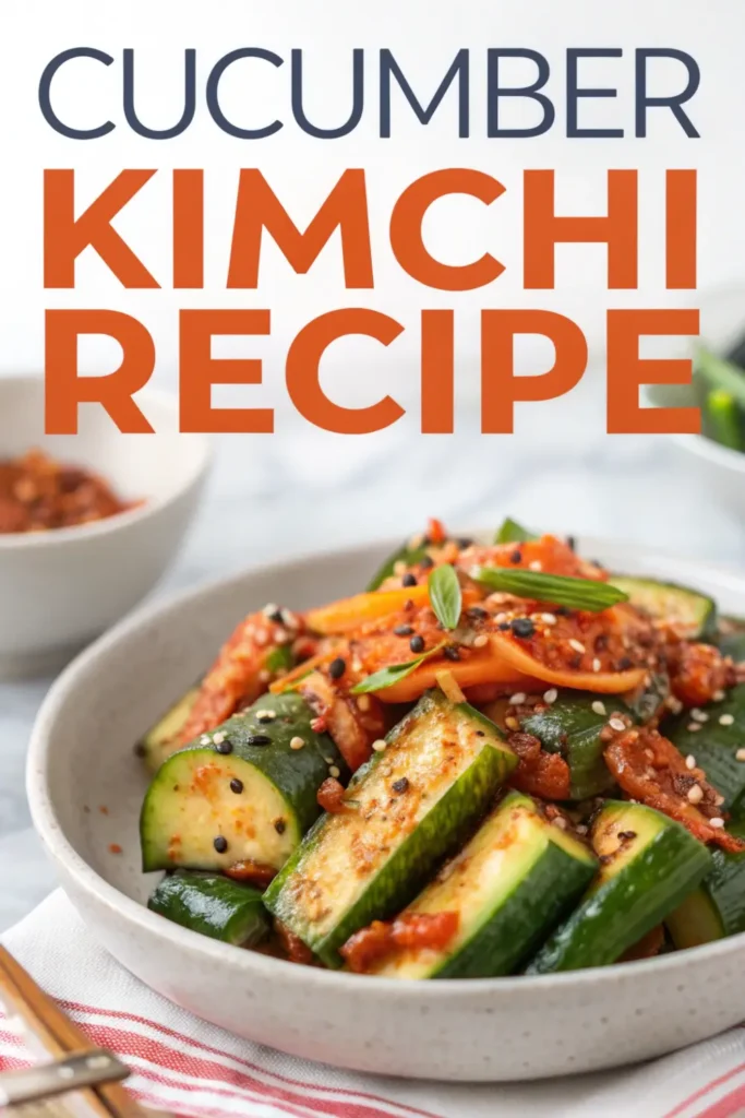 Cucumber Kimchi Recipe