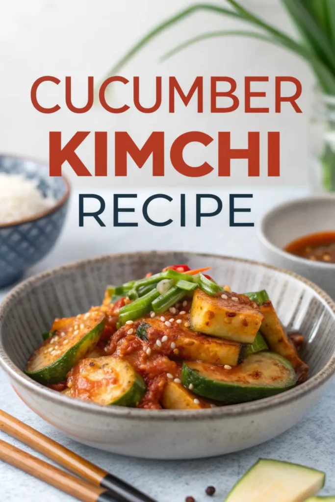 Cucumber Kimchi Recipe