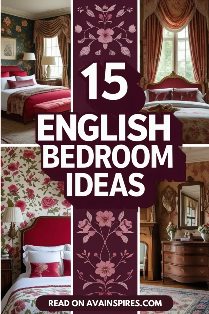 15 english bedroom ideas