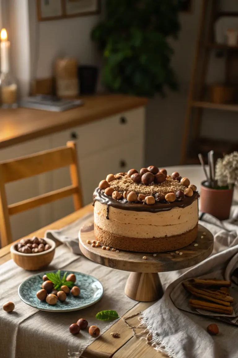 Easy & Buttery Hazelnut Cake with Rich Hazelnut Ganache