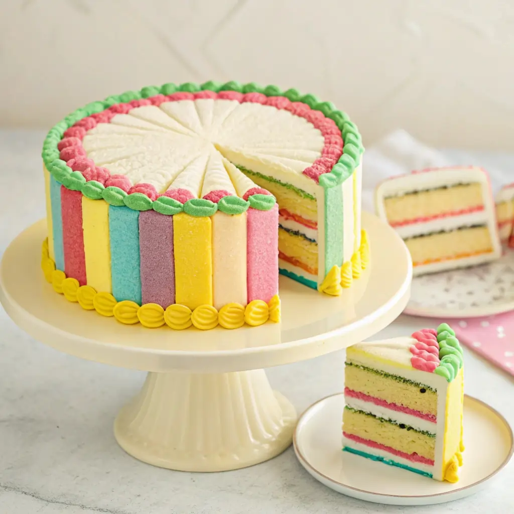 Italian Rainbow Cake