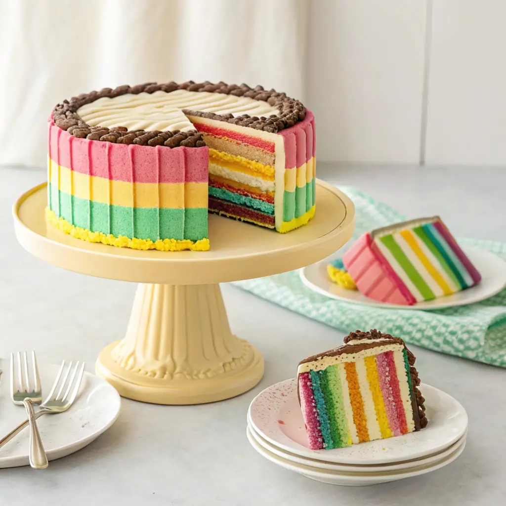 Italian Rainbow Cake