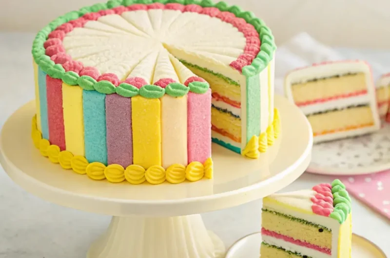 Italian Rainbow Cake Recipe: A Showstopper You Must Try!