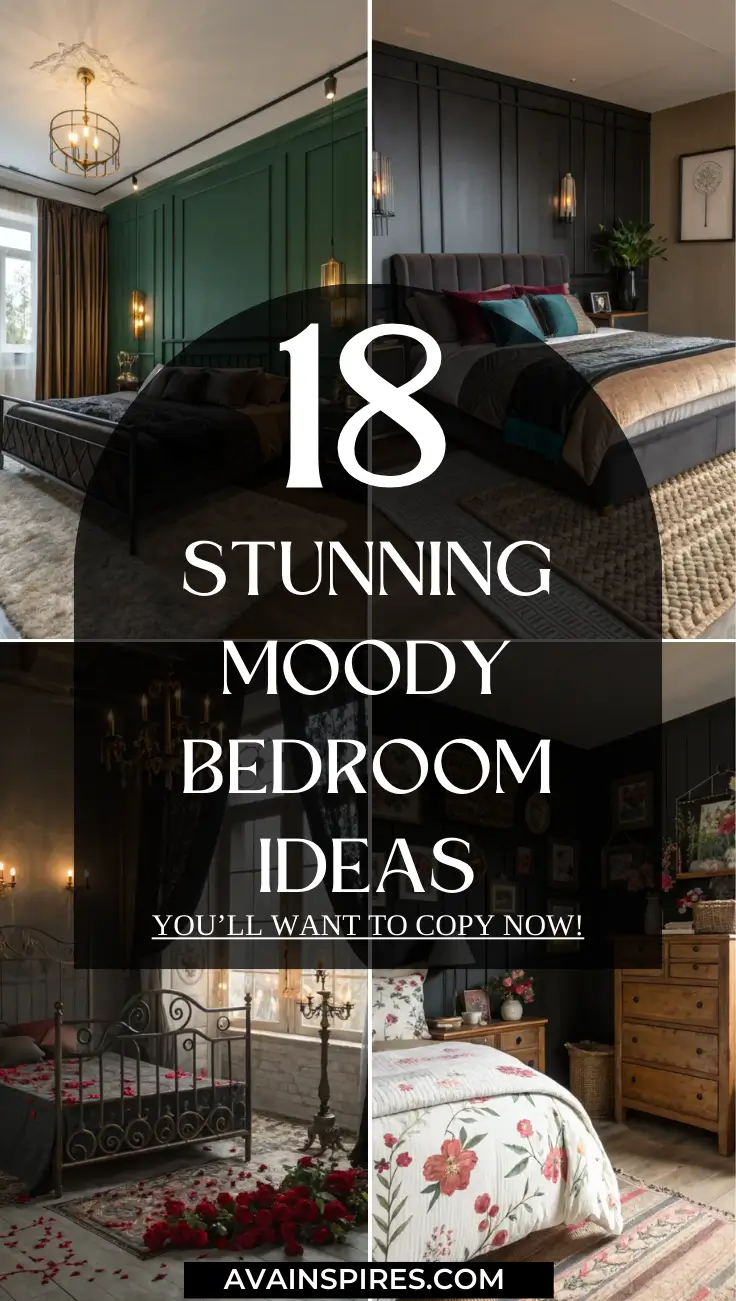 moody bedrooms