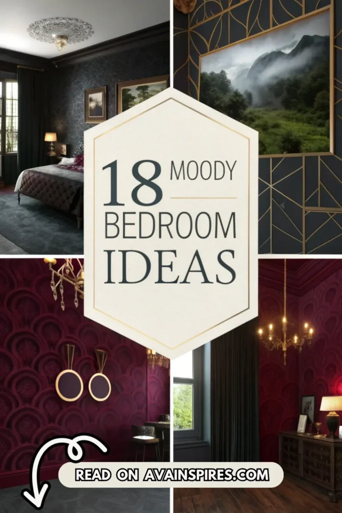 moody bedrooms