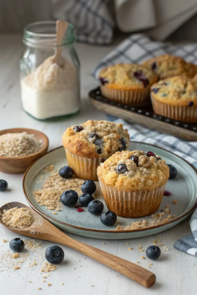 sourdough discard blueberry muffins (1)