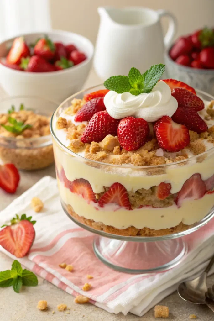 strawberry shortcake pudding (2)