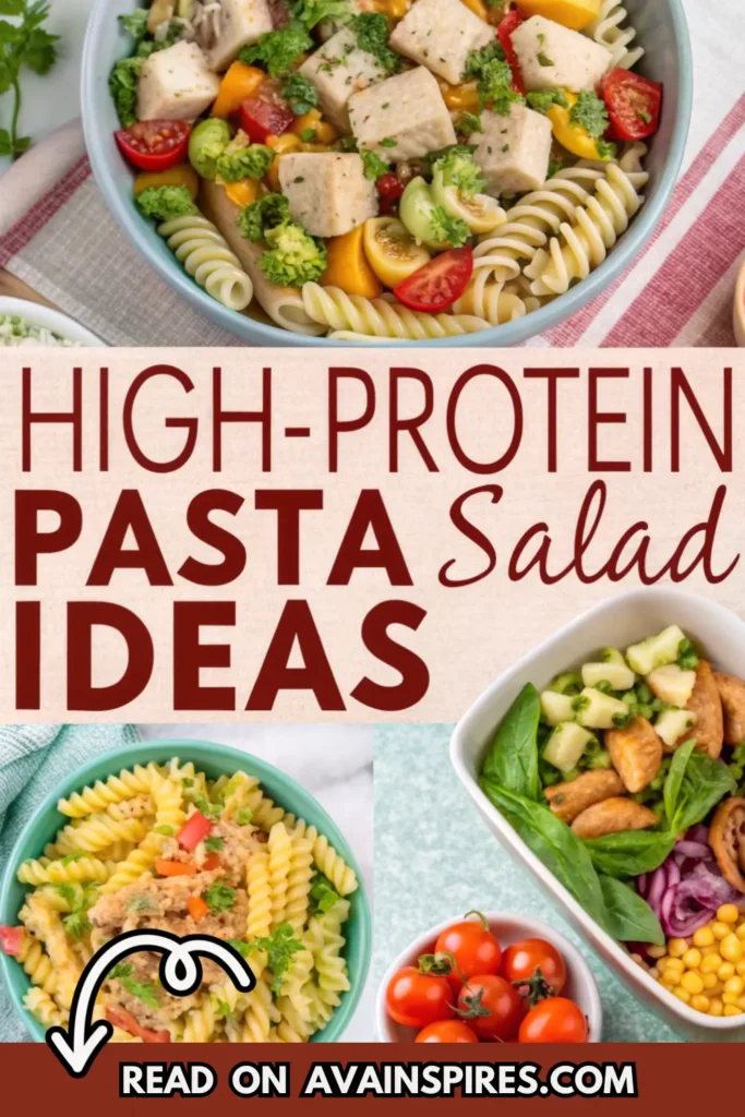 High Protein Pasta Salad Ideas