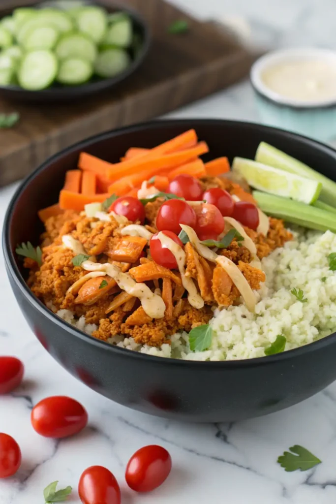 Spicy Buffalo Chicken Protein Bowl