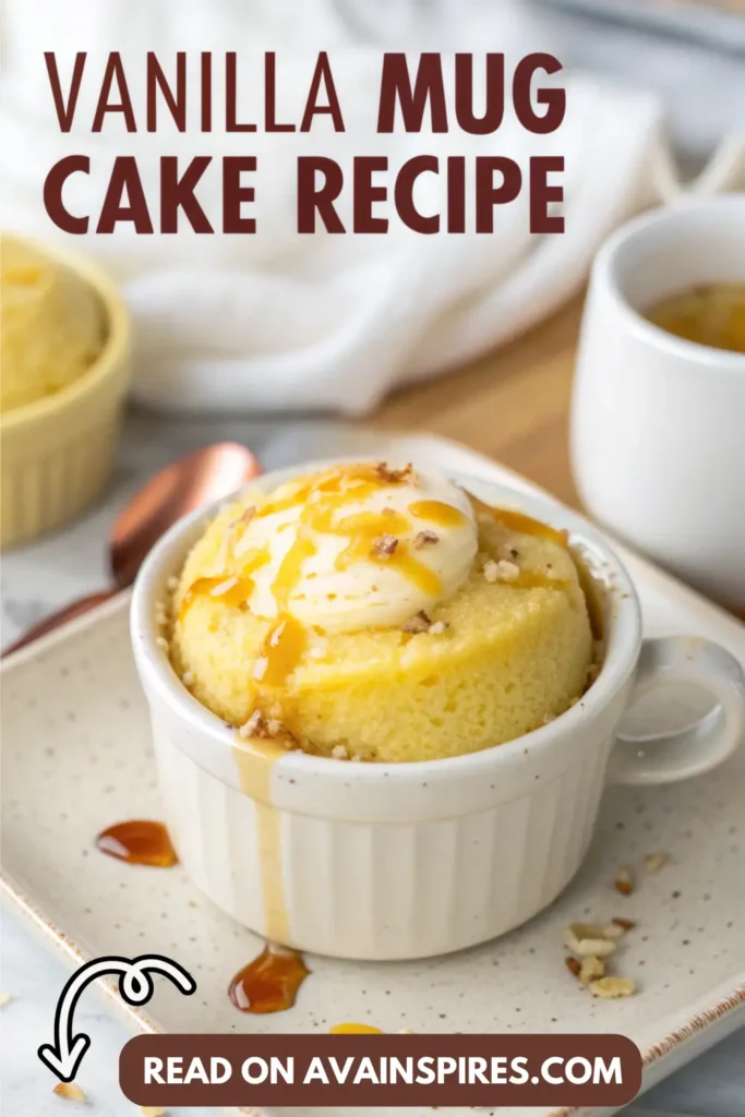 Microwave Vanilla Mug Cake