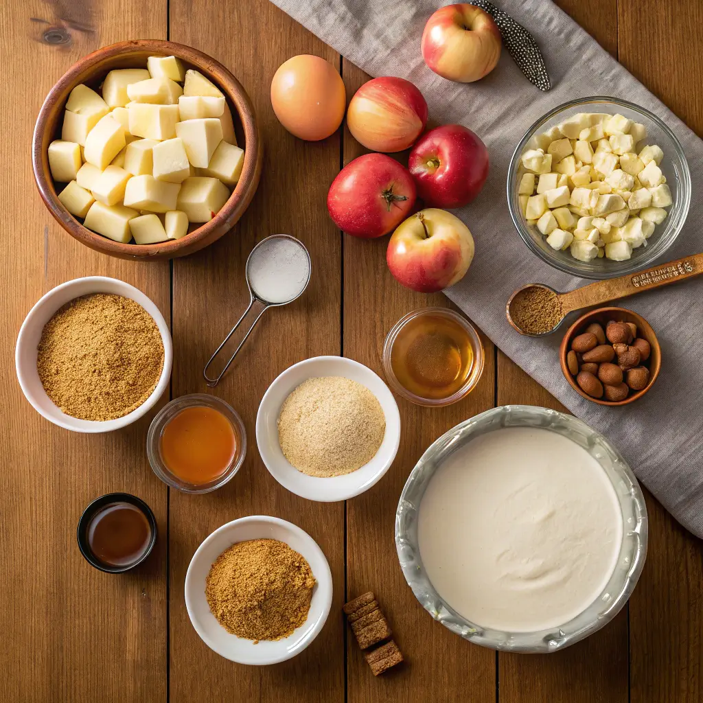 apple pie cheesecake ingredients