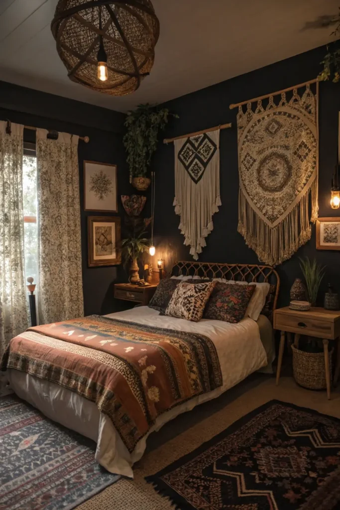 dark earthy bedroom (5)