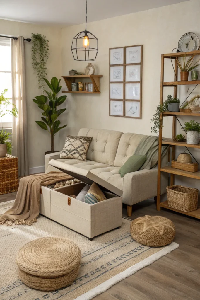 earthy living room (16)