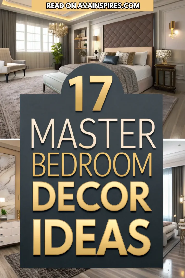 17 Master Bedrooms Decor: Ideas That Redefine Comfort and Style