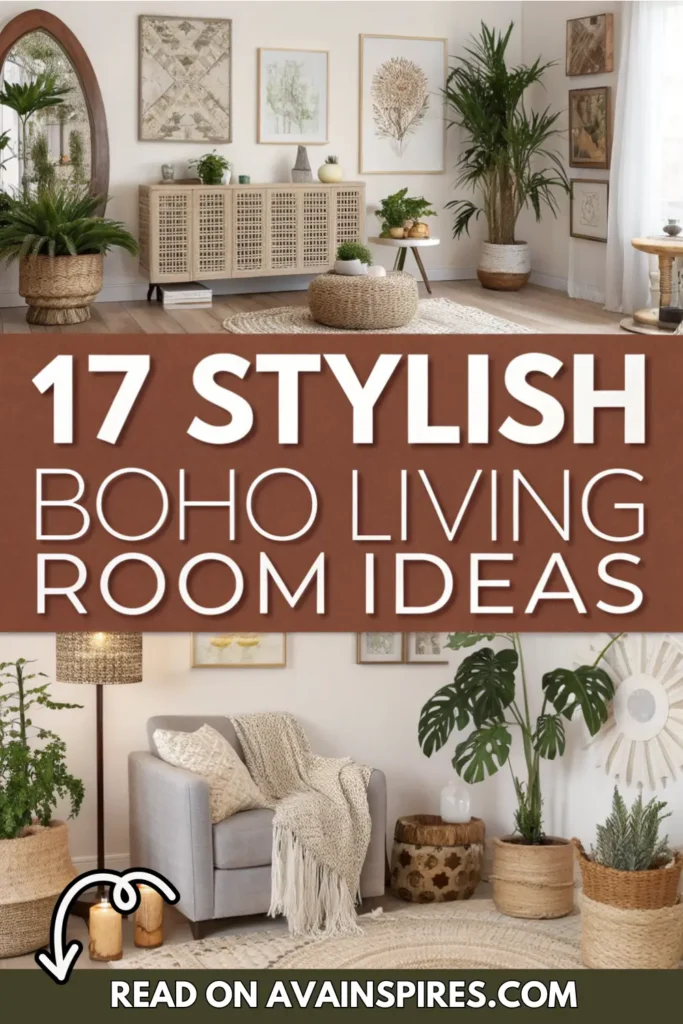 modern boho living room ideas