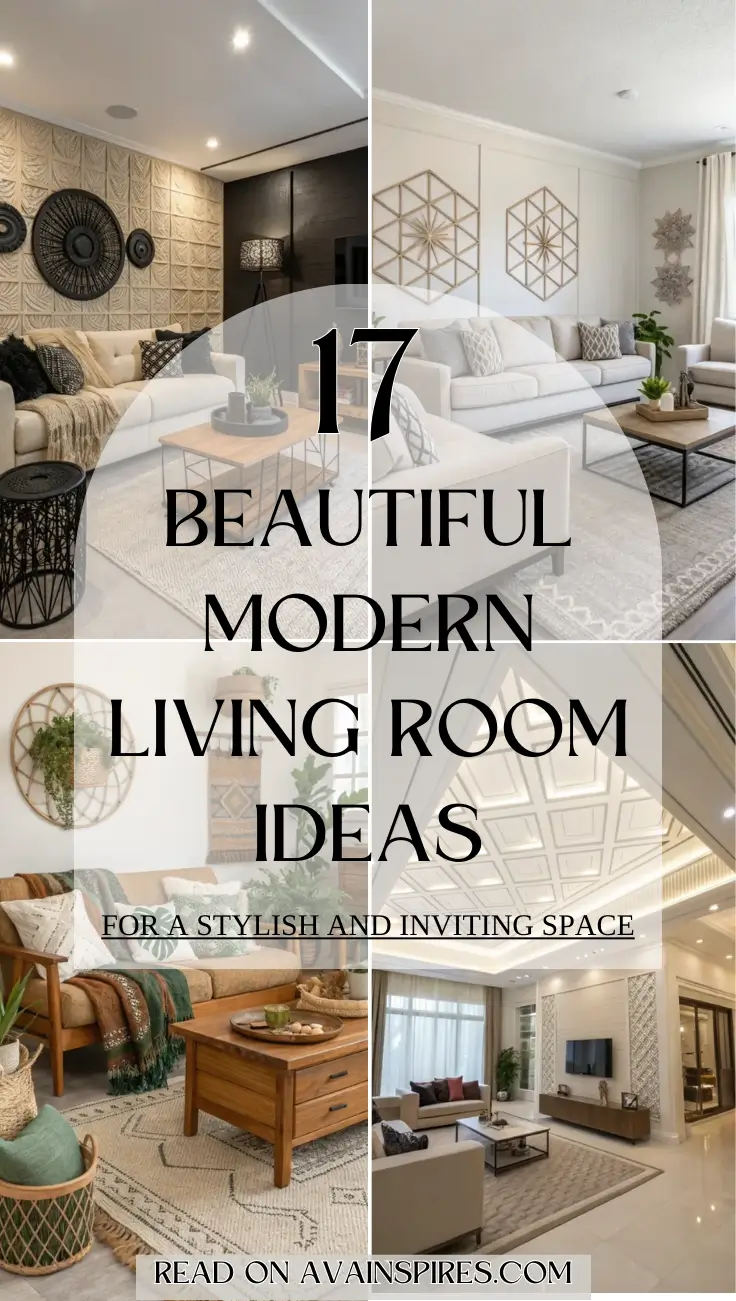 17 Stunning Modern Living Room Ideas