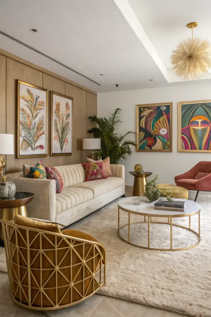 Mid Century Modern Living Room (6)