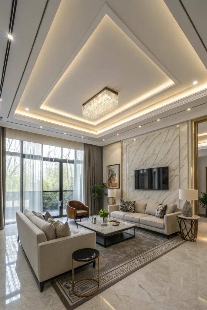 ceiling design living room (1)