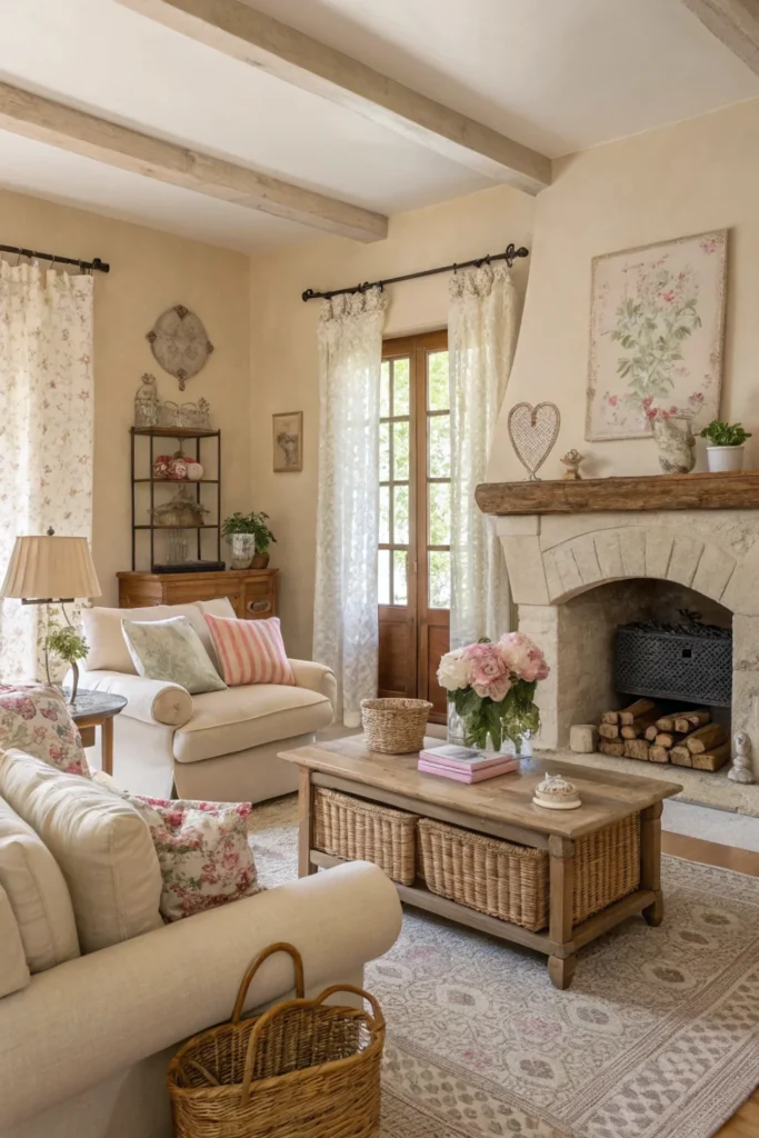 french country living room (16)