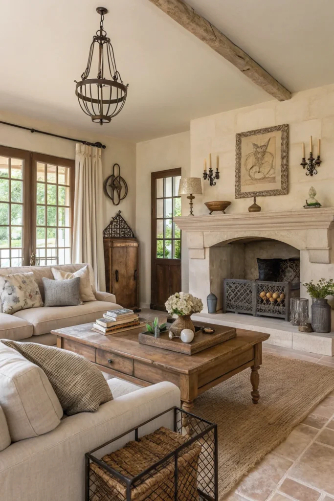 french country living room (7)